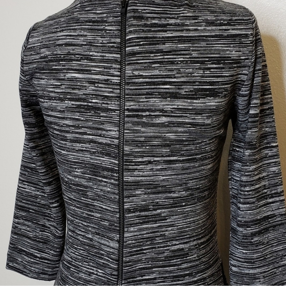 French Connection Fast City Space Dress Pockets Bodycon Mini Spring Retro Office - Picture 5 of 16